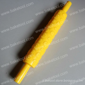 Plastic Yellow Daisy Pattern Rolling Pins